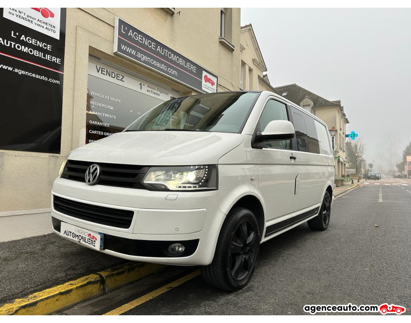 Acquisto Auto Usate, Auto Usate Economiche | Agenzia Automobiliare Volkswagen Transporter T5 PRO CAB 5PL EDITION 25 TDI 180cv DSG Blanc Anno 2014 Automatique Diesel